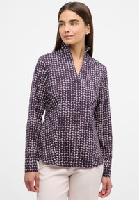 Eterna HEMDBLUSE - REGULAR FIT - Hemdbluse - plum
