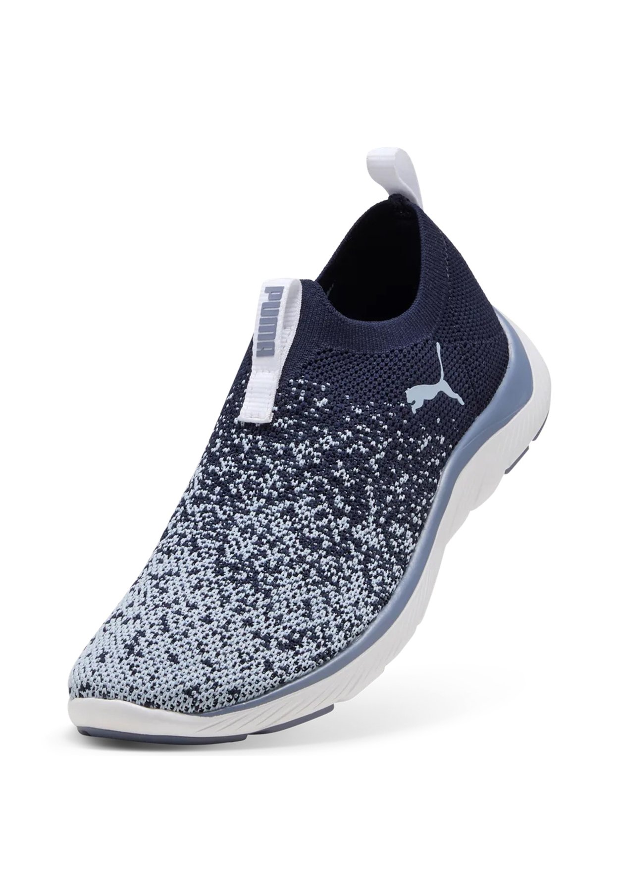 PUMA SOFTRIDE PREMIER SLIP-ON STRICK-LAUFSCHUHEDAMEN 309834 18 NAVY/GREAY