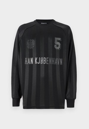 LOGO FOOTBALL - Top s dlhým rukávom - black