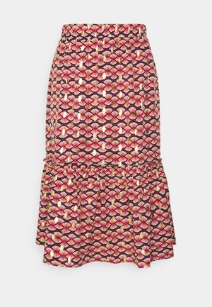 VILA VIZINO MIDI SKIRT - Gonna a campana - red