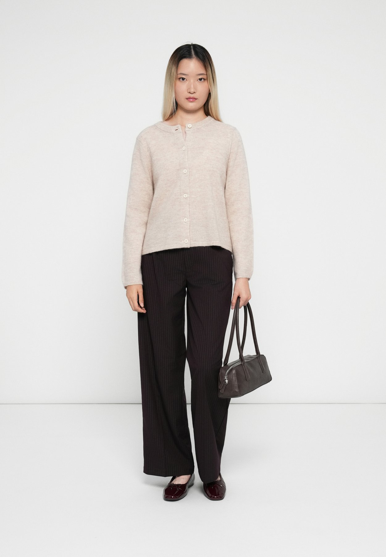 ONLCARLA PINSTRIPE WIDE PANT