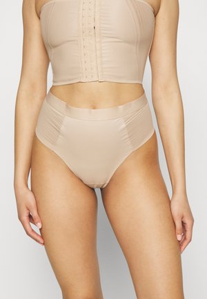 FIRM STRIPE THONG - Stahovací prádlo - rose quartz