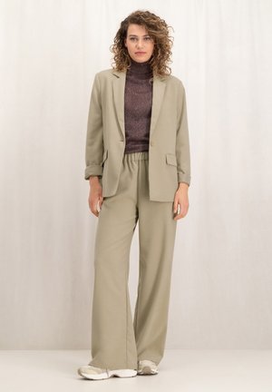 RIVER - Trousers - beige melange