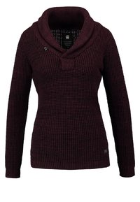 G-STAR Stickad tröja - bordeaux