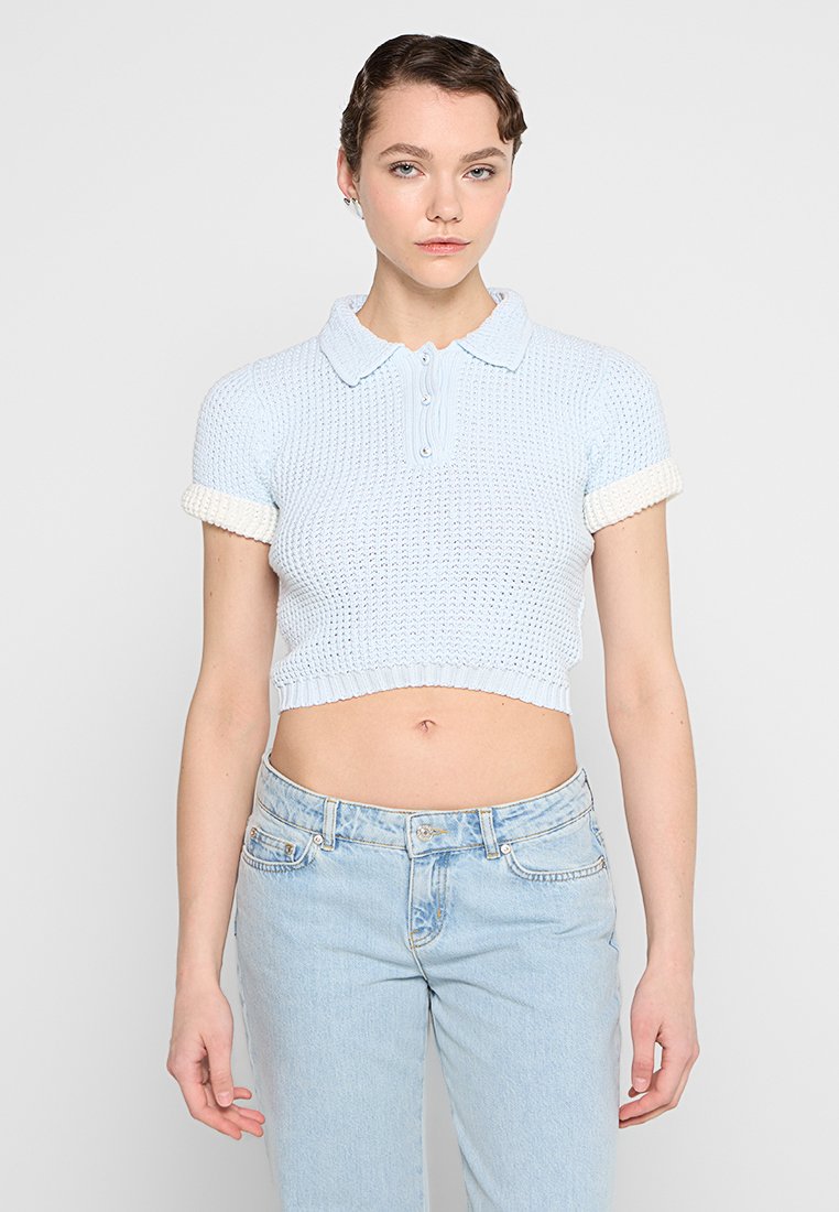 CHIARA FERRAGNI Trui lichtblauw CHIARA FERRAGNI Trui lichtblauw