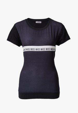 Print T-shirt - schwarz