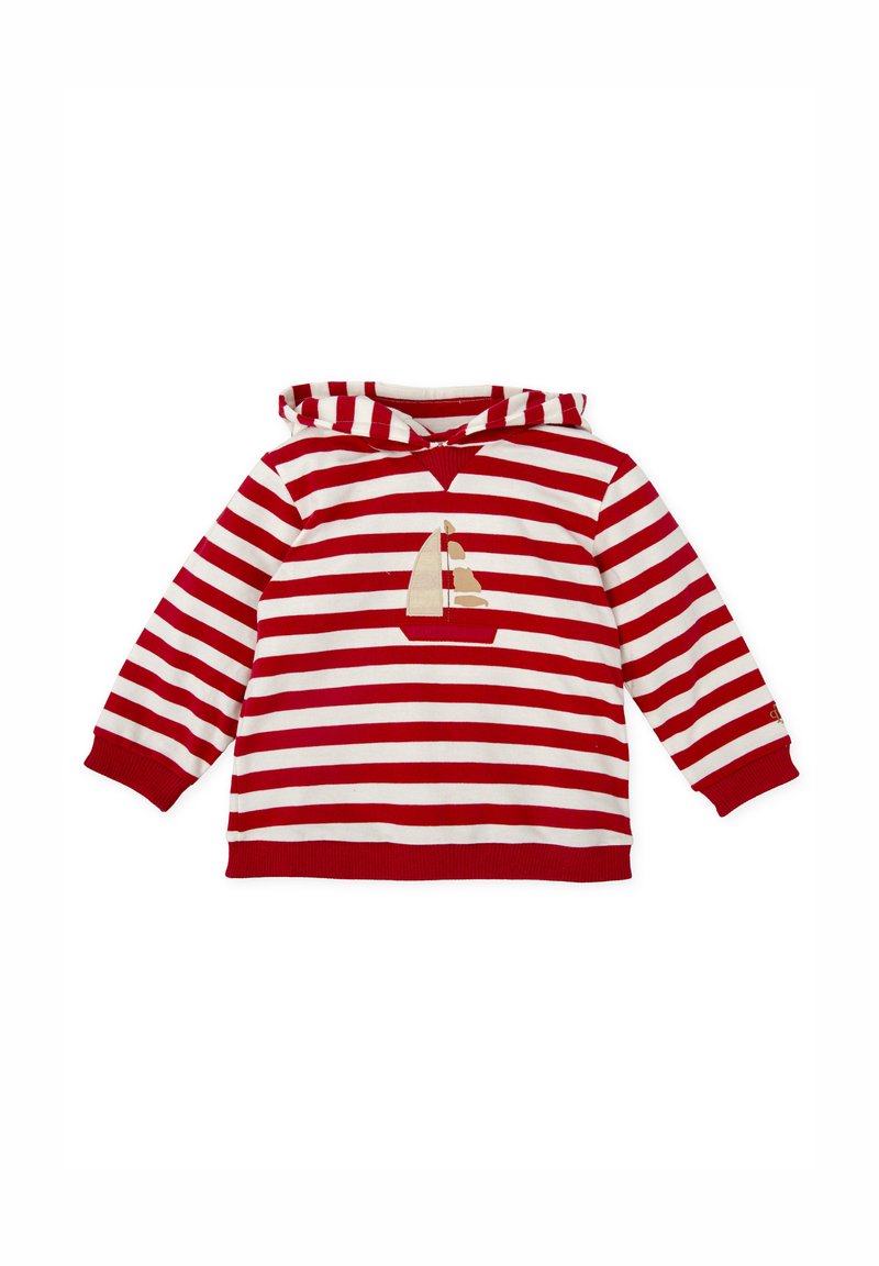 Tutto Piccolo Jersey con capucha - rojo