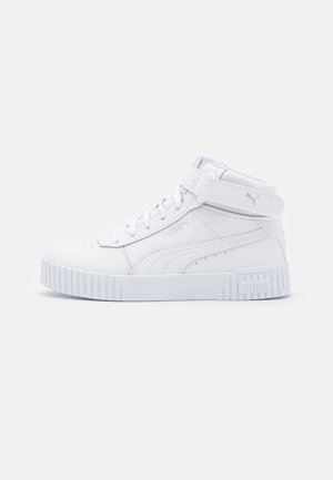 Puma CARINA 2 0 MID - Sneaker high - white/silver