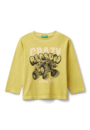 LONG SLEEVE  WITH PRINT - Top s dlouhým rukávem - green