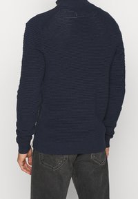 Pier One Gilet - mottled dark blue