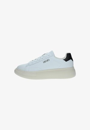 LIU JO, SNEAKERS UOMO BIG 01 TUMBLED WHITE/BLACK - Zapatillas - bianco e nero