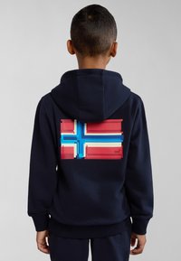 Napapijri Felpa con cappuccio - blu marine