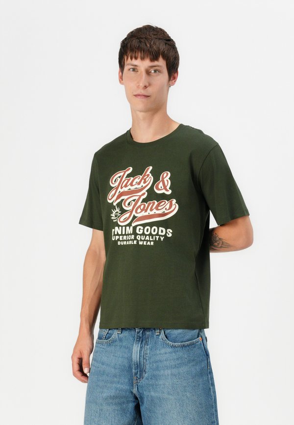 JJELOGO TEE O NECK - Print T-shirt - duffel bag3