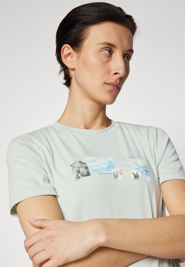 MOUNTAIN - Sports T-shirt - silver sage3