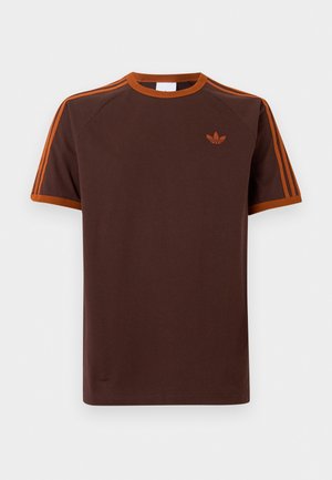 adidas Originals, 3S TEE - T-shirt imprimé - aurora coffee/dusky bronze