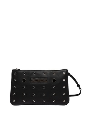 MINI EYELETS - Sac bandoulière - black/silver