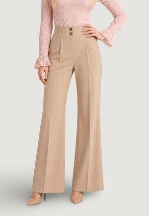 I AM, PANTALONI BOTTONI 13669 - Pantaloni - beige