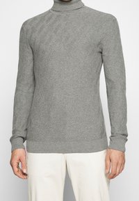 Pier One Strickpullover - mottled light grey