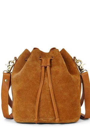 BUCKET - Handbag - karamell
