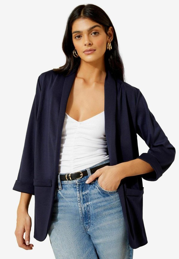 REGULAR FIT - EDGE TO EDGE PONTE TAILORED - Blazer