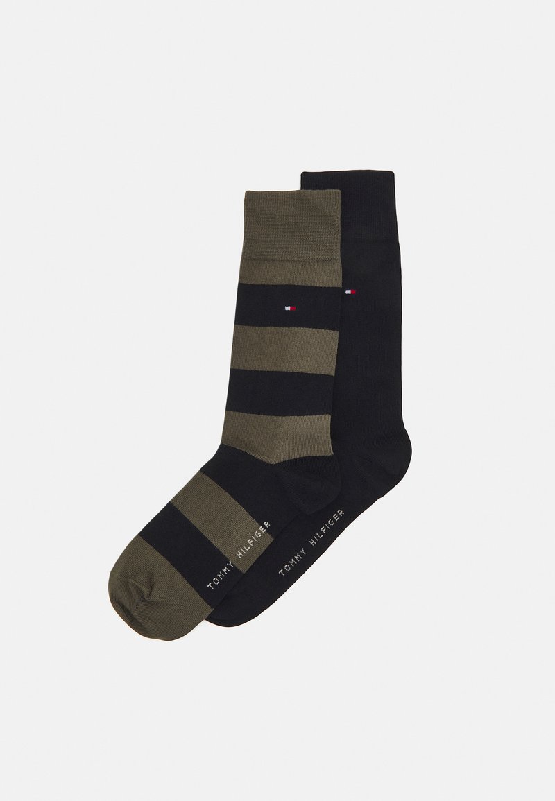 Tommy Hilfiger MEN RUGBY SOCK 2 PACK - Meias - olive
