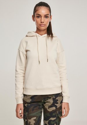 Pulover s kapuco - beige