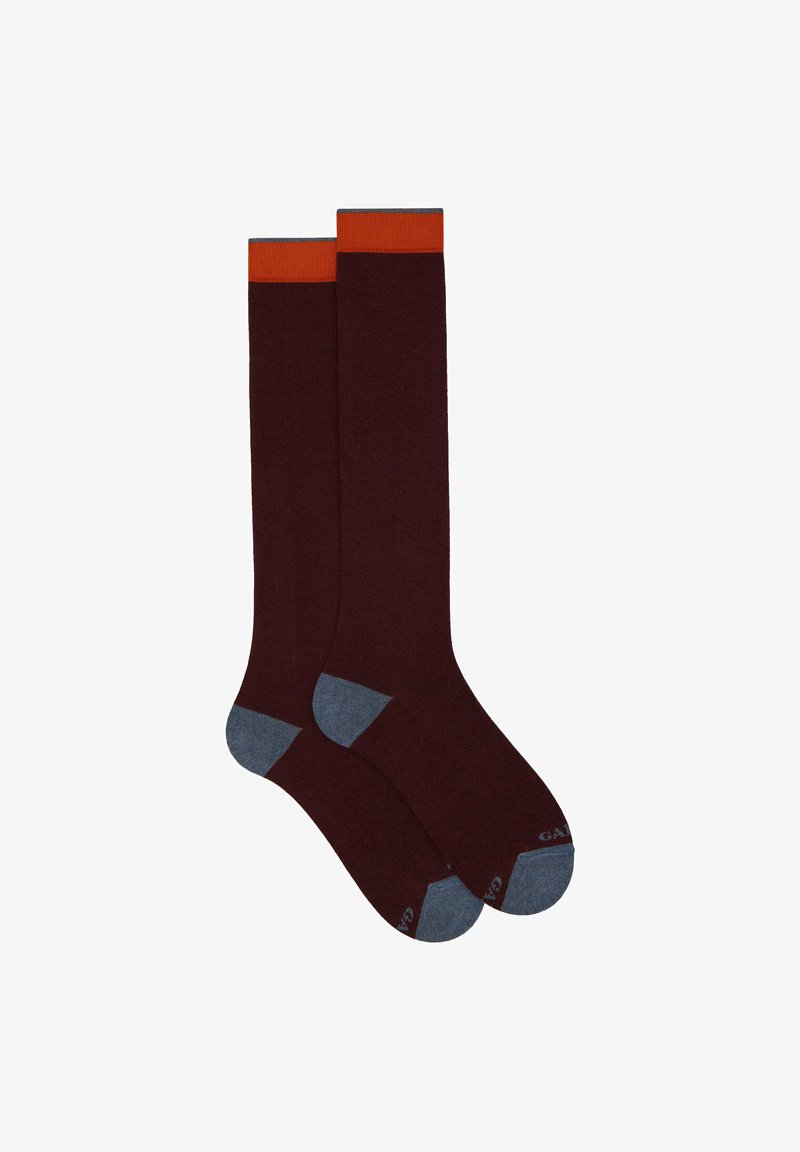 Gallo LONG - Calzettoni - ribes denim