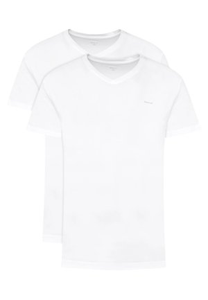 2ER PACK - V-NECK  - Unterhemd/-shirt - weiß