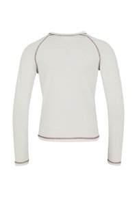 Urban Classics CONTRAST LONGSLEEVE - Maglietta a manica lunga - offwhite