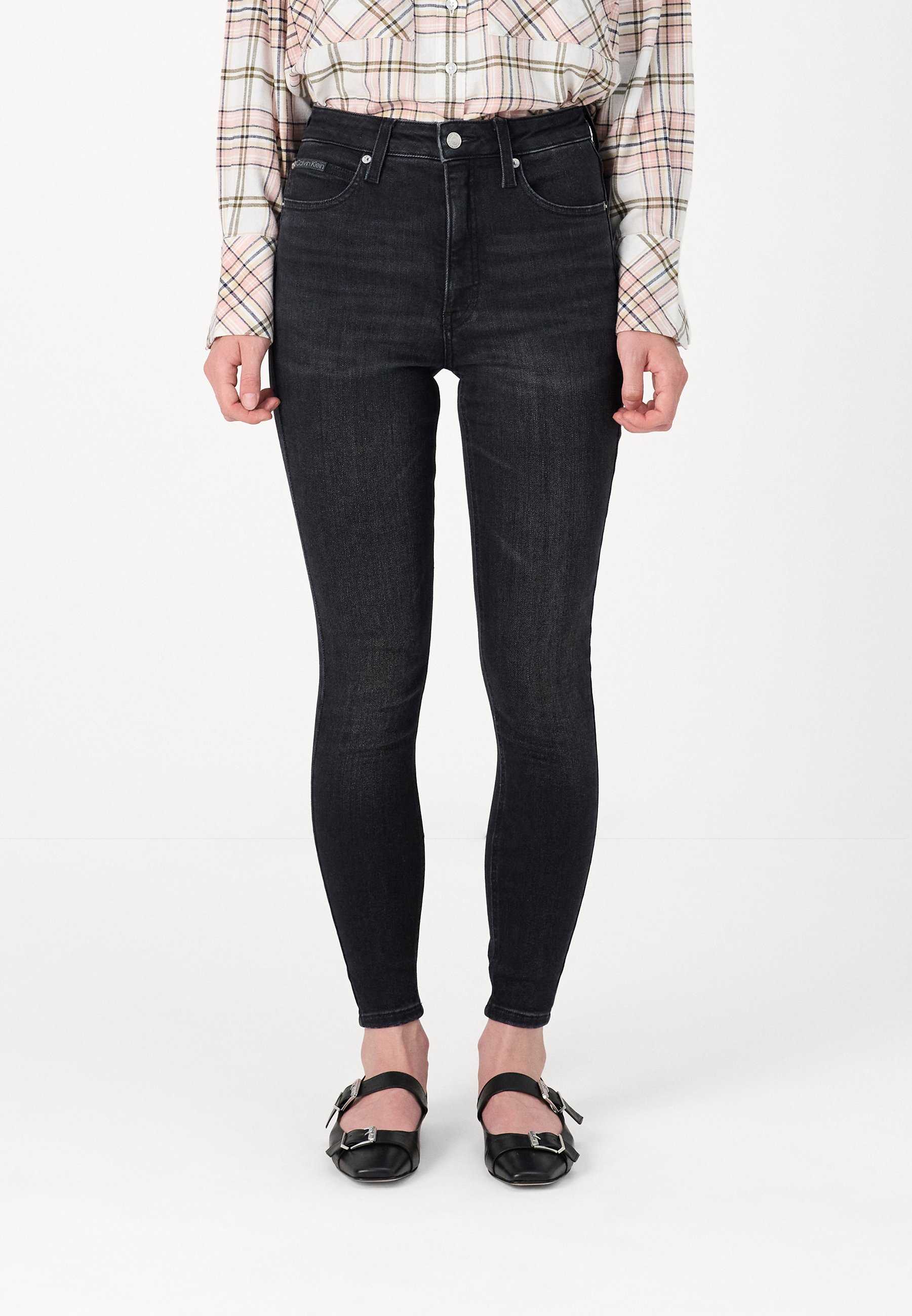 Calvin Klein Jeans HIGH SUPER SKINNY ANKLE Jeans Skinny Fit