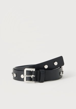 Karl Lagerfeld Jeans STUDDED BELT - Bælter - black