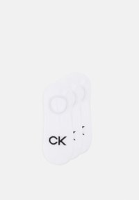 Calvin Klein Underwear - FOOTIE HIGH CUT LOGO 3 PACK UNISEX - Sportske čarape - white Minijatura 1