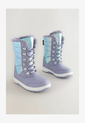 Next, Stivali con i lacci - lilac purple iridescent