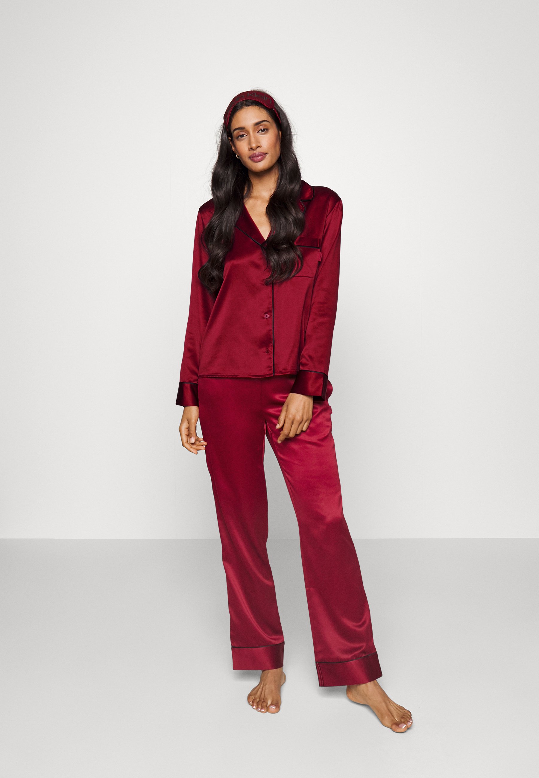 Calvin Klein Underwear PANT - Pyjama set - red carpet/bordeaux - Zalando.de
