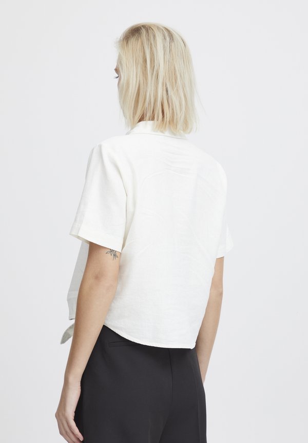 IHLINO - Button-down blouse - cloud dancer3