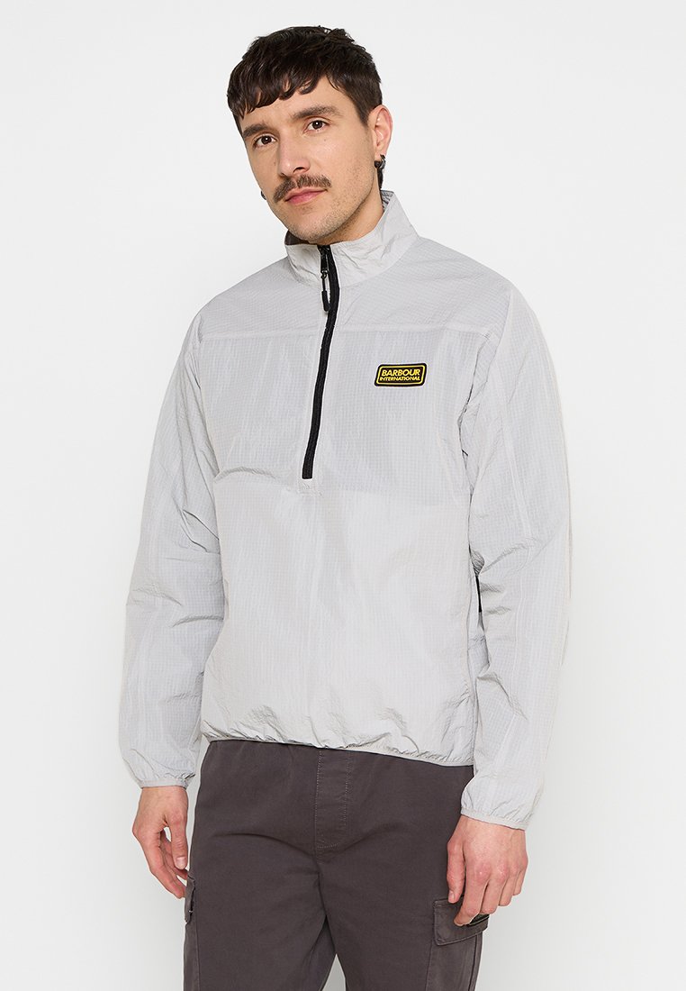 Barbour International Lichte jas zilverkleurig