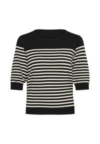 CUANNEMARIE - Pullover - black whitecap stripe
