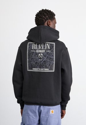 Alpha Industries, BERLIN CANDY BOMBER  - Felpa con cappuccio - black