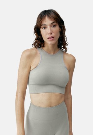 Born Living Yoga ALANA - Medium support sports bra - beige