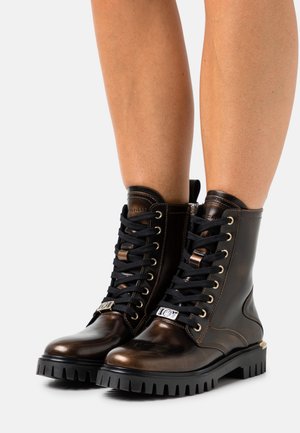 Tommy Hilfiger, Bottines à lacets - gold-coloured