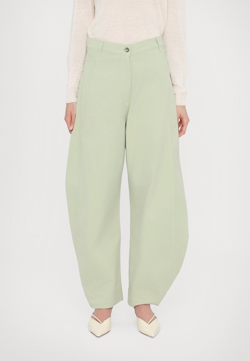 Henrik Vibskov - POST PANTS - Wide Leg - pale green, Agrandir