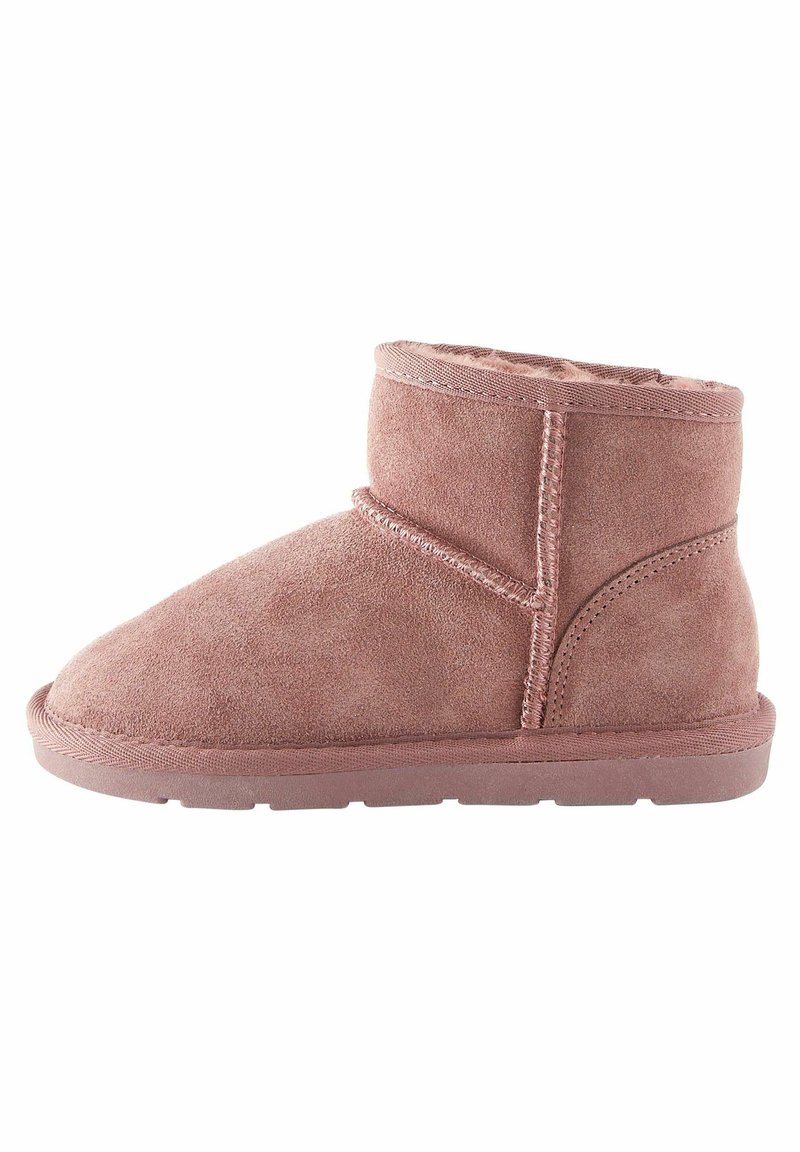 Next WATER REPELLENT PULL ON STANDARD - Botas para la nieve - dark rose pink suede