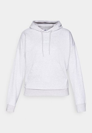 Heled hall kapuutsärk, mis on valmistatud pehmest kangast, millel on esiosas känguru tasku, reguleeritav kapuuts ja soonikkoes mansetid ning allääre. Logo on keskelt rinnal.