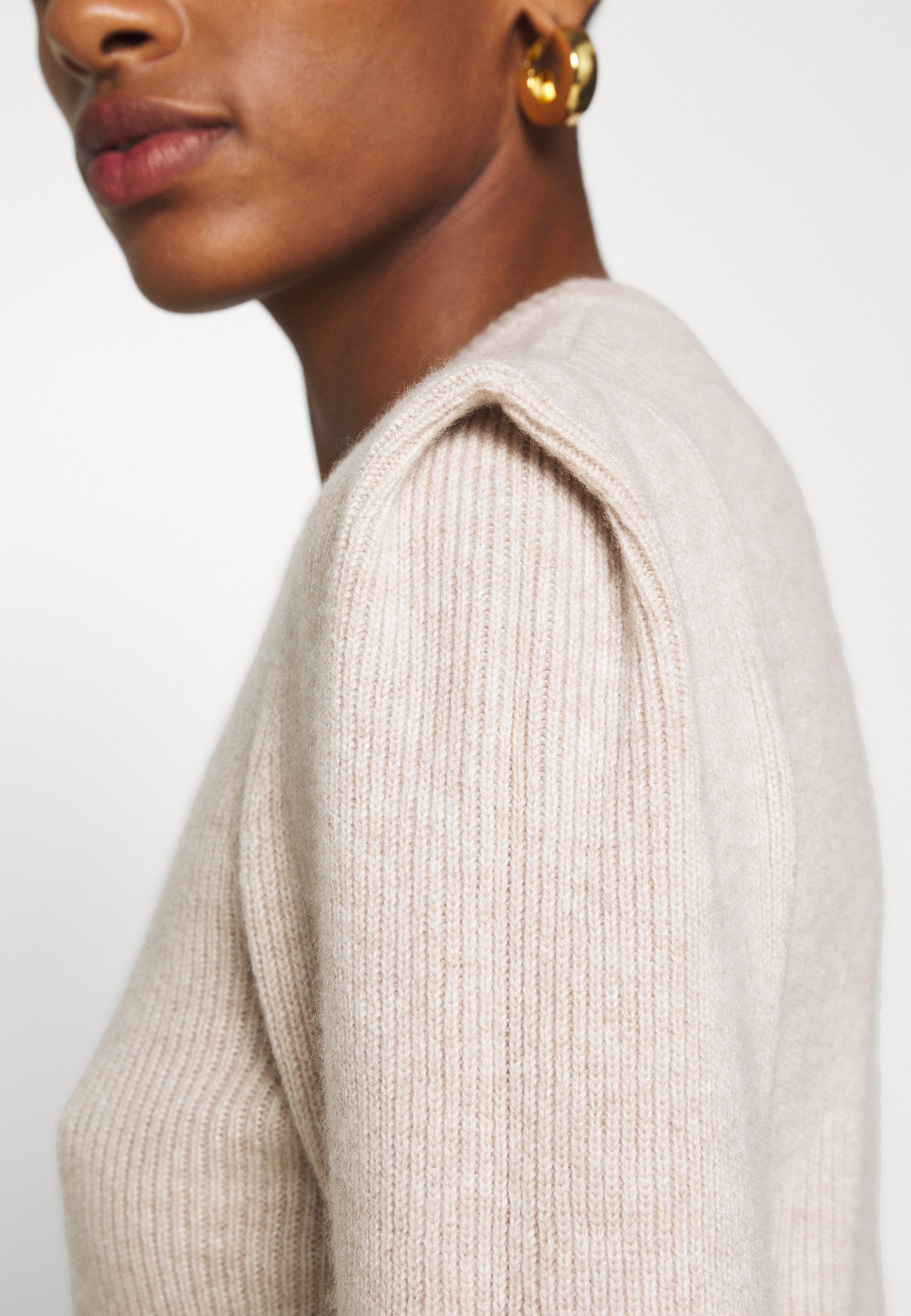 shoulder detail jumper