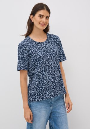 GEMUSTERTES - Print T-shirt - blau