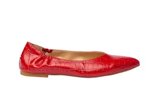 Zapatos sin cordones - rojo