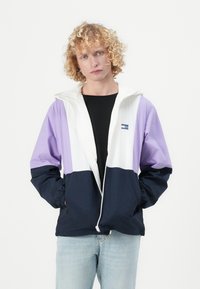 Tommy Jeans CHICAGO WINDBREAKER - Skraistė  - dark night navy/multi coloured