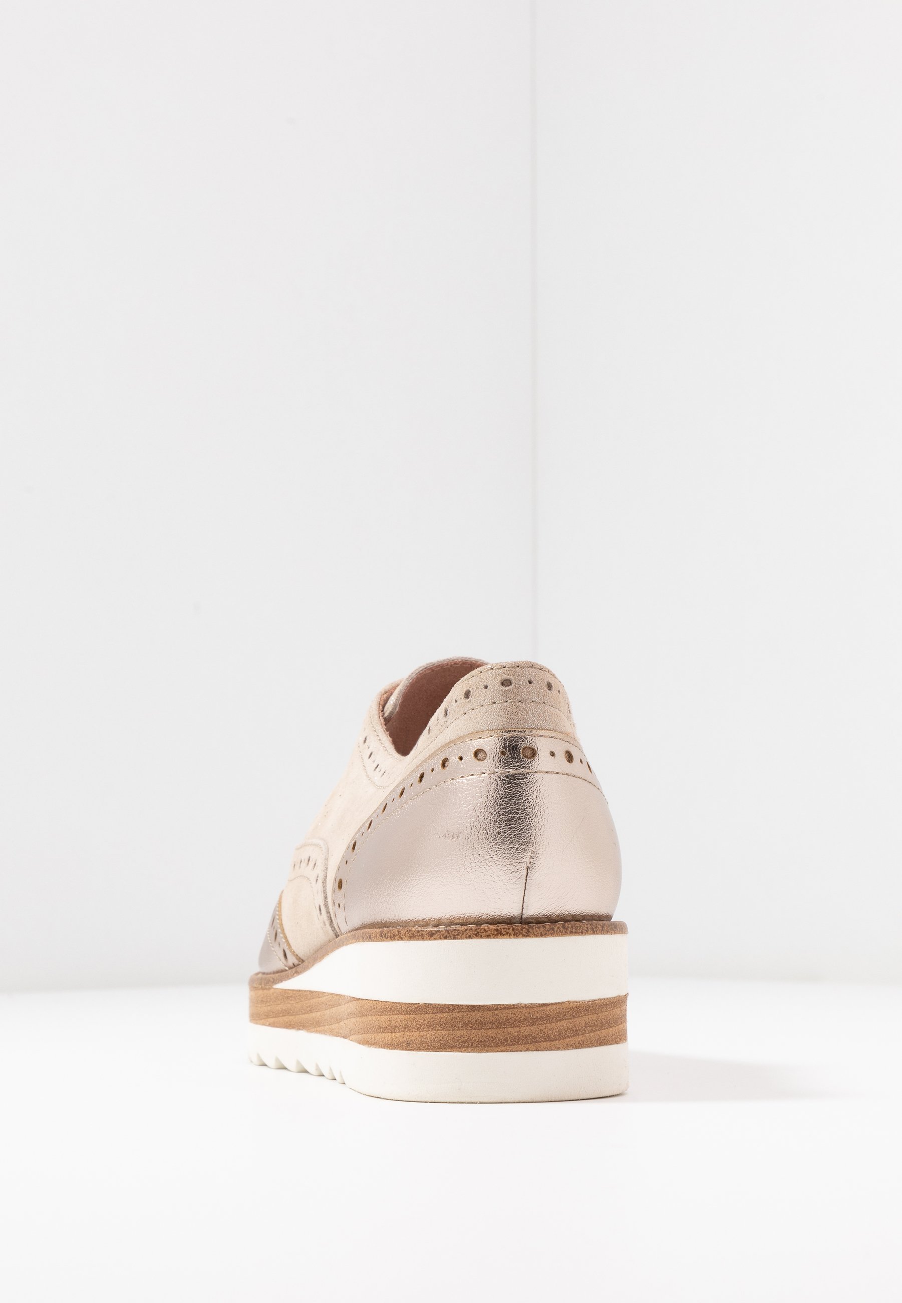 Tamaris LACE UP Snøresko champagne pearl Zalando.no Tamaris LACE UP Snøresko champagne pearl Zalando.no