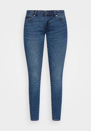 ONLY ONLCORAL LIFE BOX - Testhezálló fazon - dark medium blue denim