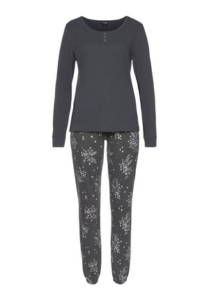 LASCANA, LASCANA PYJAMA SET - Nachtwäsche Set - anthrazit